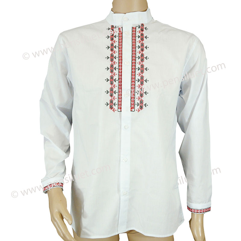Men's shirt with embroidery 03